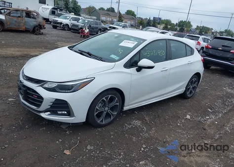 2019 Chevrolet Cruze Lt из США, поврежденный, VIN 3G1BE6SMXKS607699